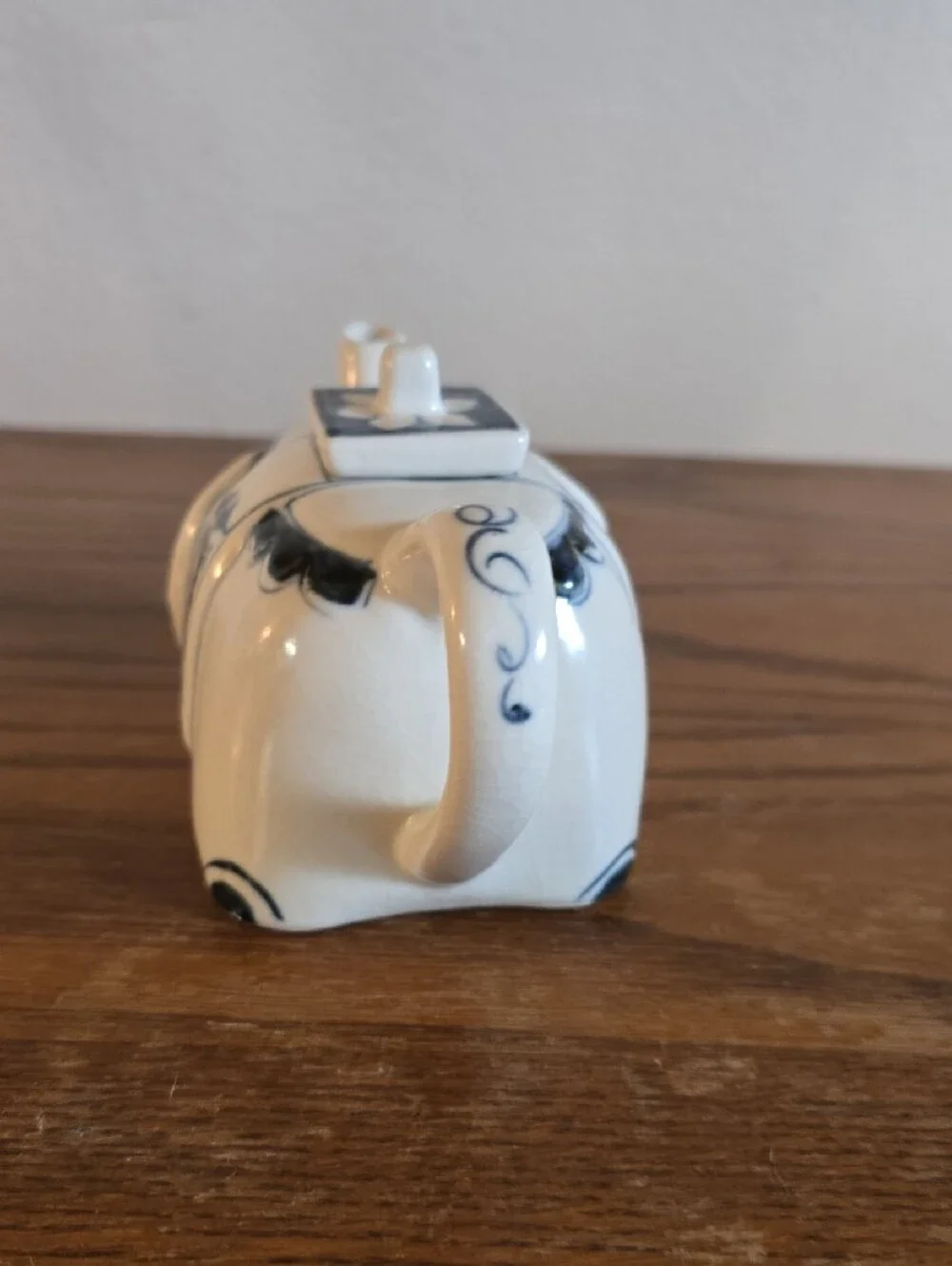 Vintage Asian Elephant Teapot Set with 2 Matching Cups - Tote 15